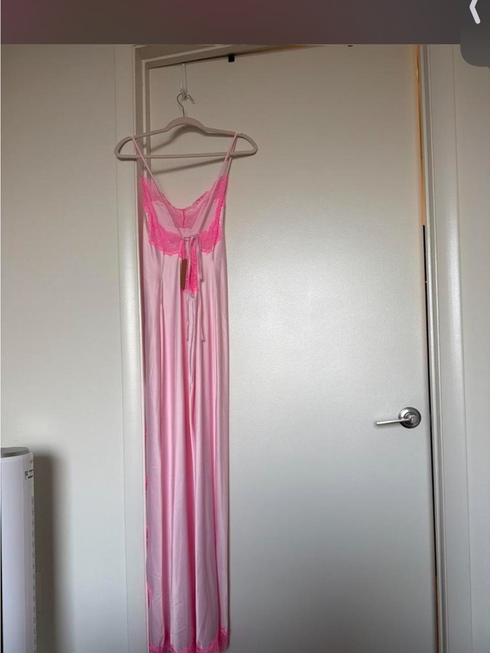 Skims woven lace long dress NWT